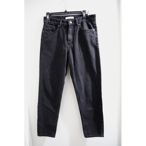 MNG Mango Black Carrot Fit Cropped Jeans Urban‎ Style Size 31